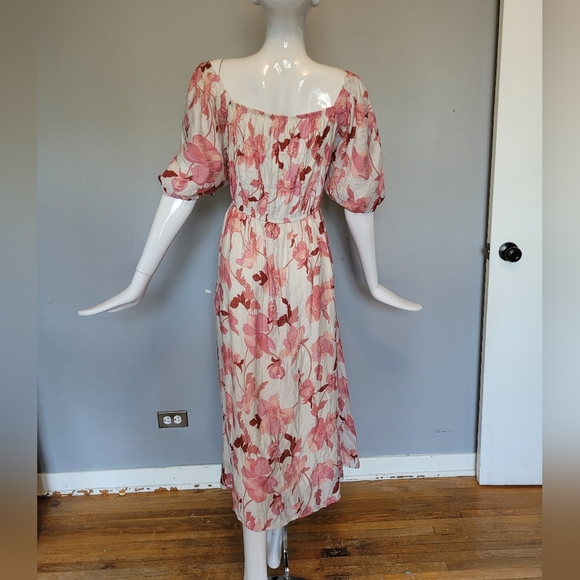 Hayden Textured Floral Print Midi Dress, BNWT, Size 2X - Picture 4 of 8